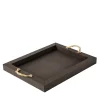 Thalia Small Rectangular Tray with 24K Gold