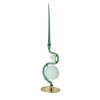 The 4 Bridges over Canal Grande Double-Face Green Candleholder