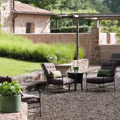 The Classic Brown Garden Armchair