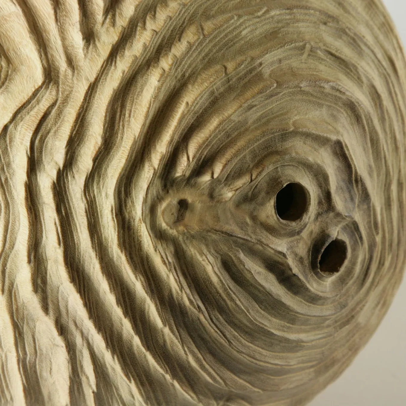 The Impossiballs Hollow Form Spherical Black Locust Sculpture