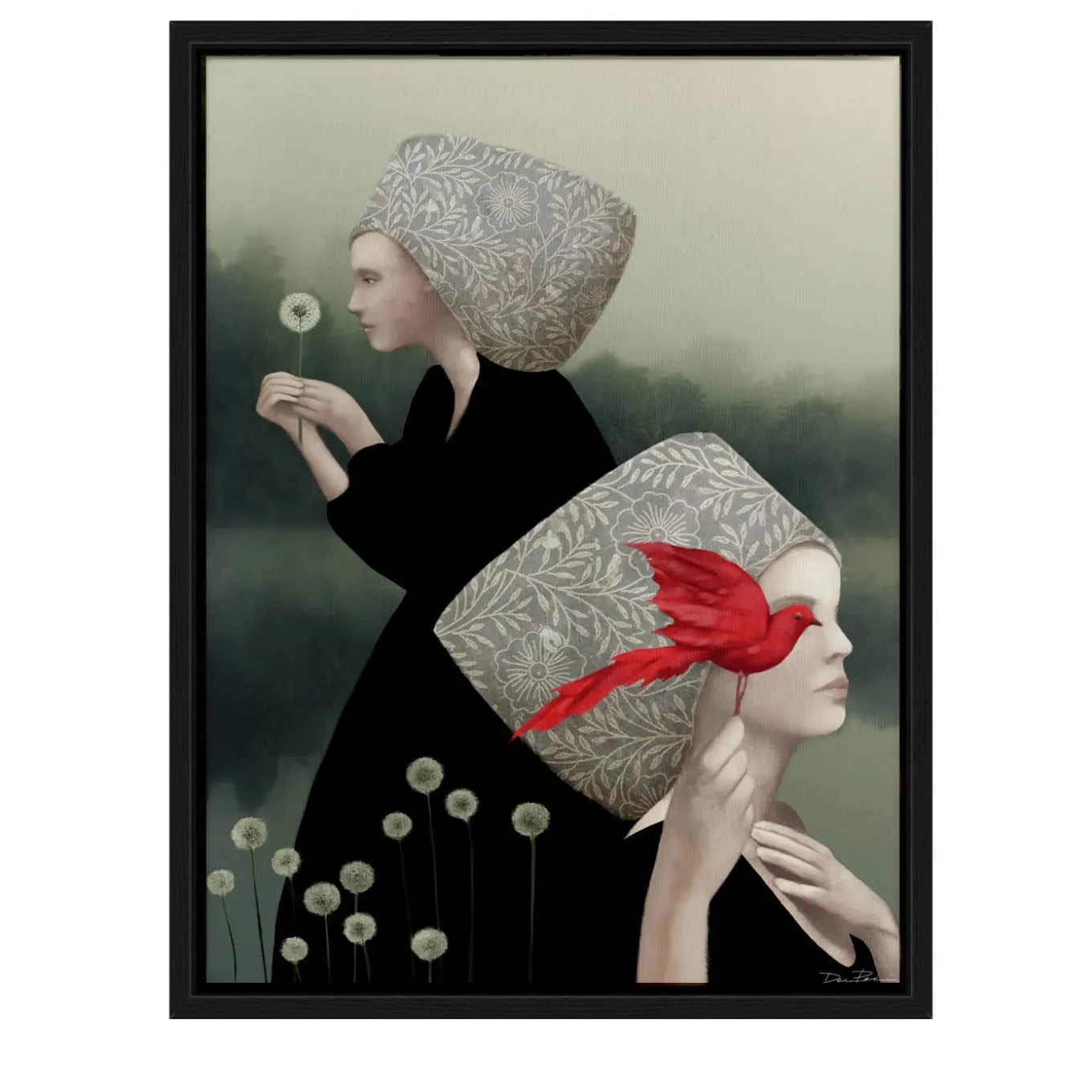 The Ladies of the Lake Digital Painting