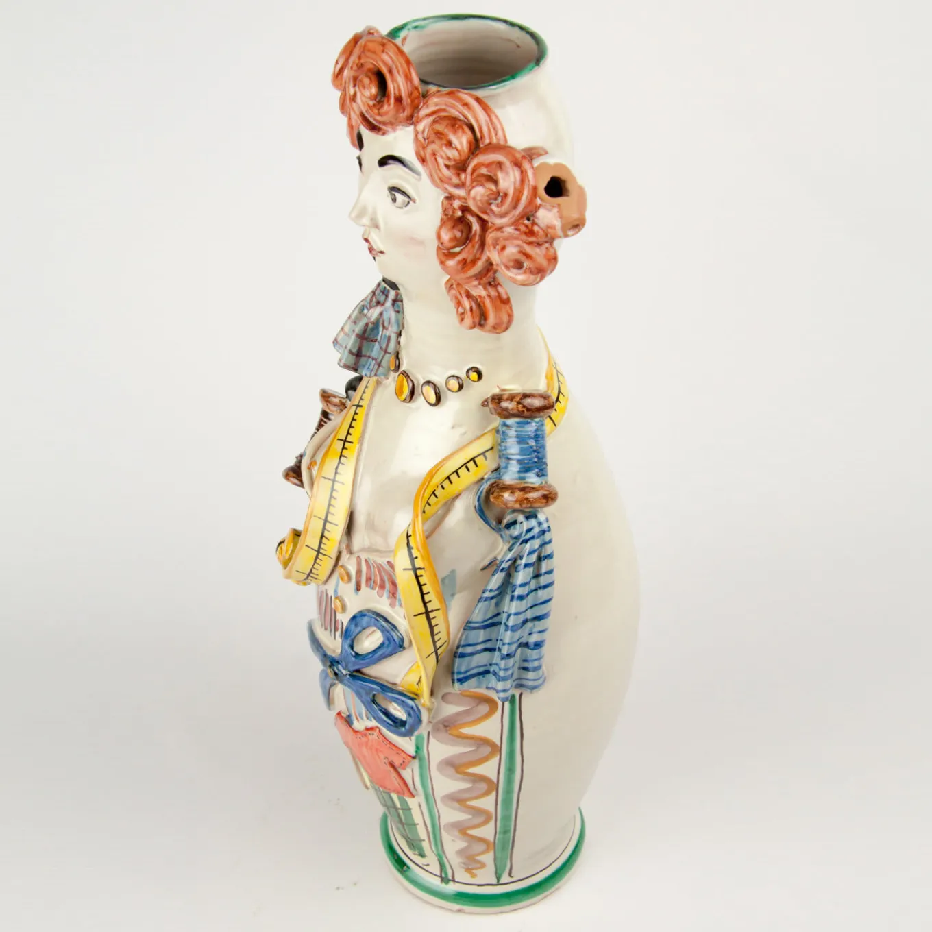 The Seamstress Ceramic Vase