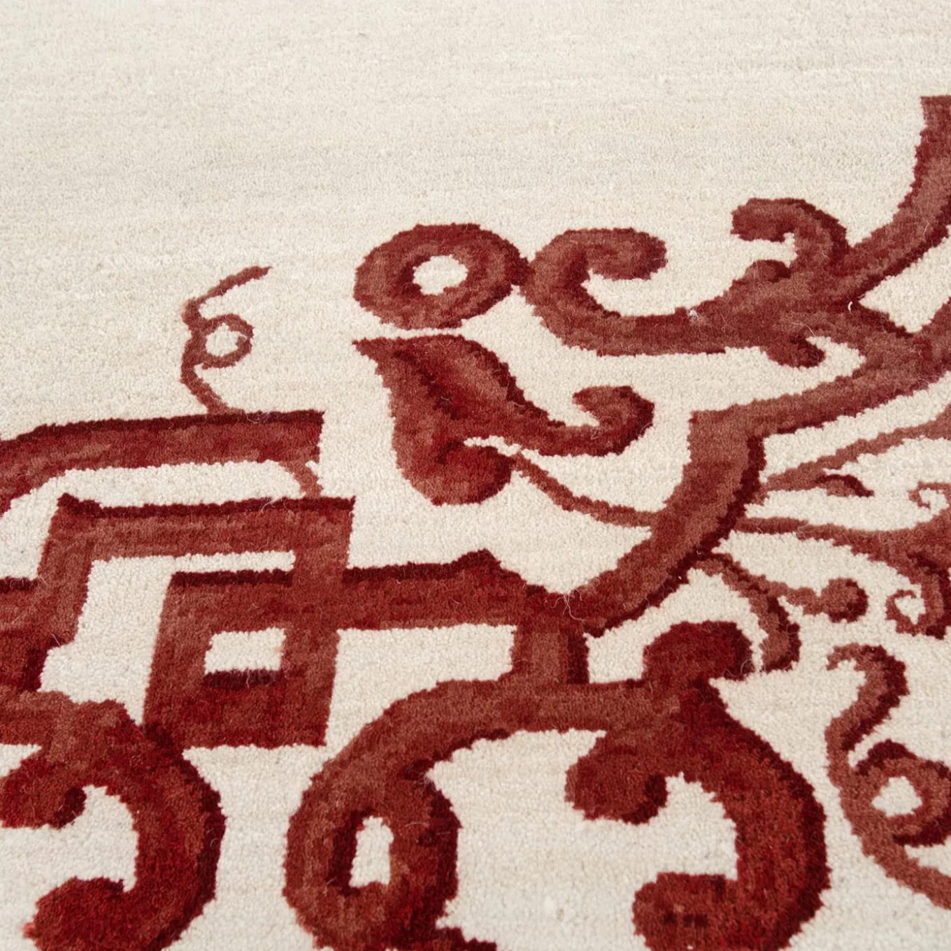 The Tea Pavilion Wool & Cotton Hand-Knotted Rug by Tatiana de Nicolay