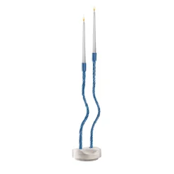 Thew Blue Hug Of Artisans Candle Holders