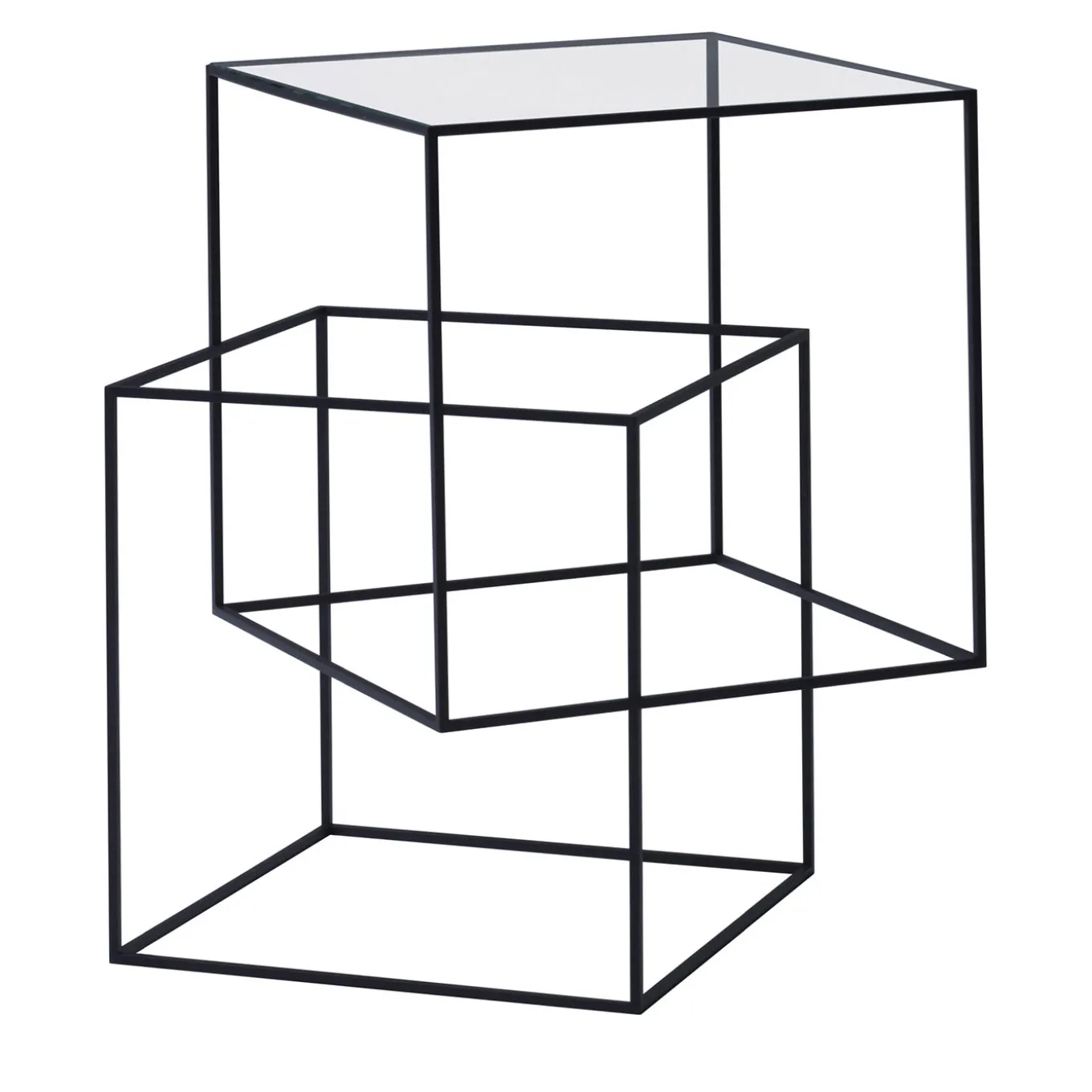 Thin Black Table by Nendo