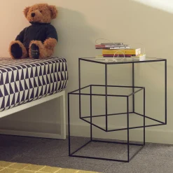 Thin Black Table by Nendo