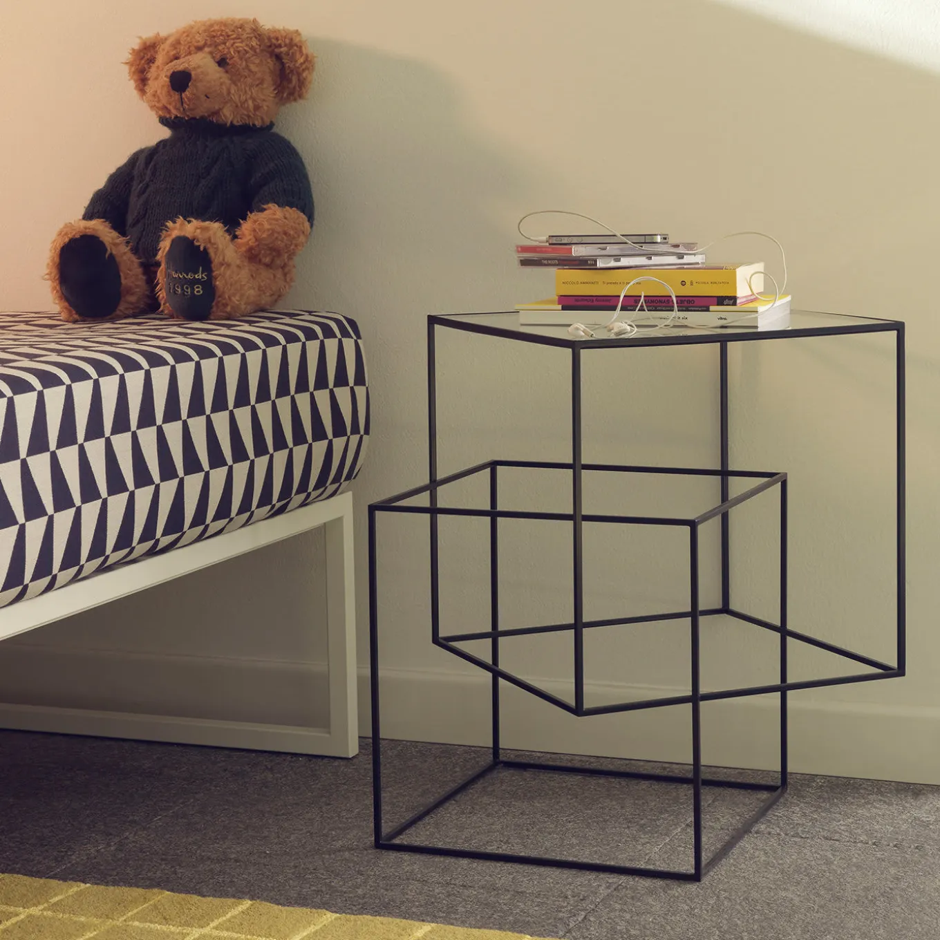 Thin Black Table by Nendo