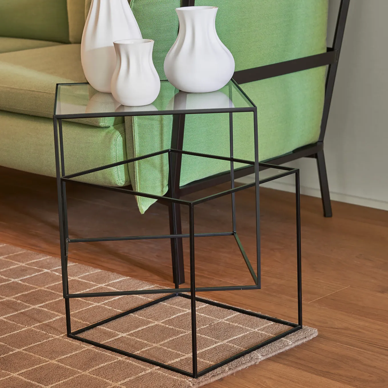 Thin Black Table by Nendo