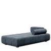 Thomas - Chaise Longue with Backrest and Armrest