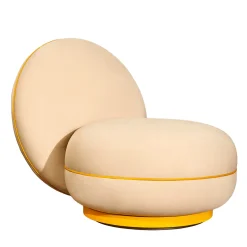 Tiamo Outdoor Round Beige Armchair