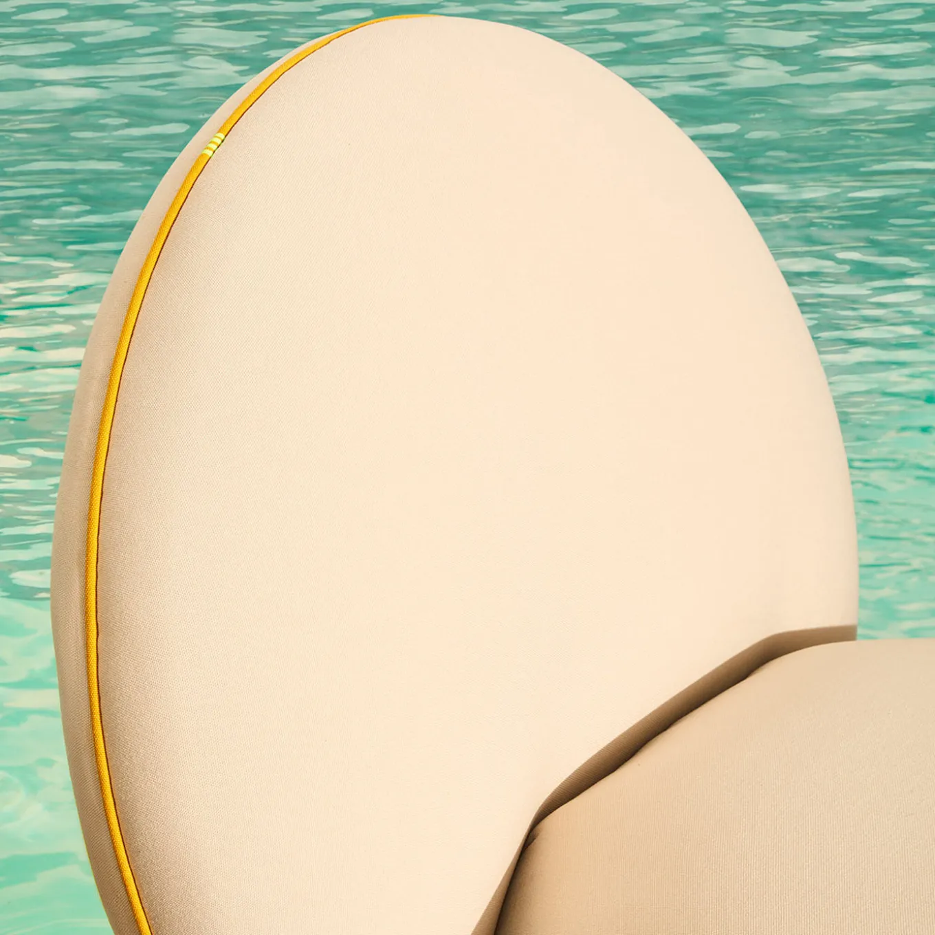 Tiamo Outdoor Round Beige Armchair