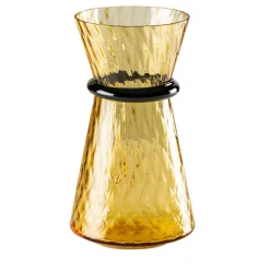 Tiara Small Amber Vase by Francesco Lucchese