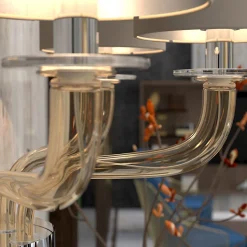 Tiepolo 3-light Fumè Murano Glass Applique