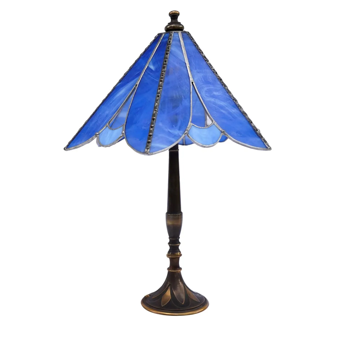 Tiffany Preziosa Blue Glass Table Lamp