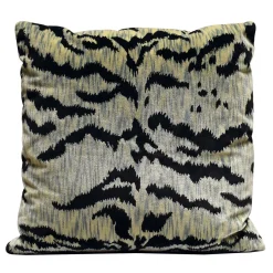 Tiger Velvet Baltic Cushion