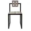 Tiles Outdoor Square Iron Chair