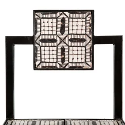 Tiles Outdoor Square Iron Chair