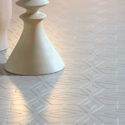 Tiles White 6-Drawer Dresser