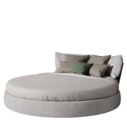 Timeo Round Bed by Studio Angeletti Ruzza