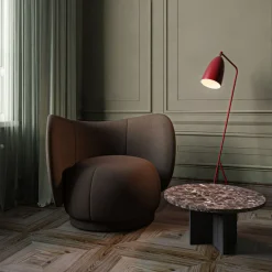 Tinian Dark Emperador and Durmast Coffee Table