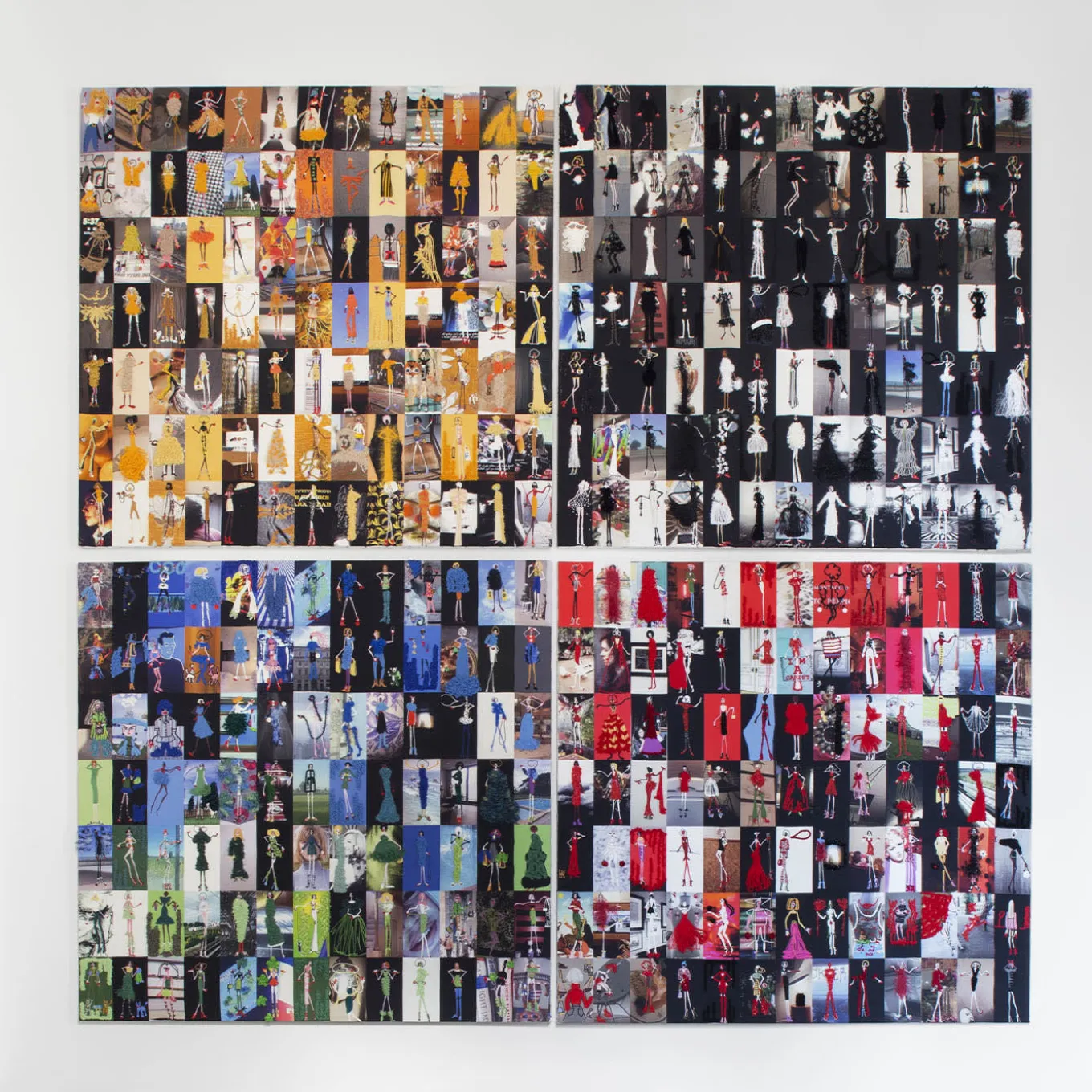 Tipe Umane Green & Blue Embroidery