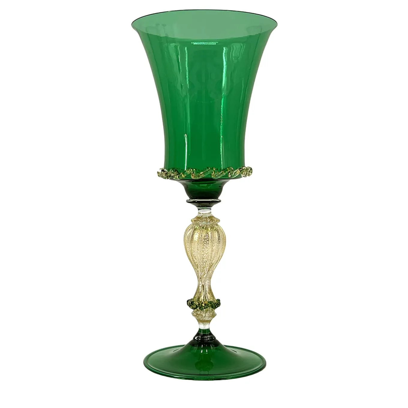 Tipetto Green Stemmed Glass #1