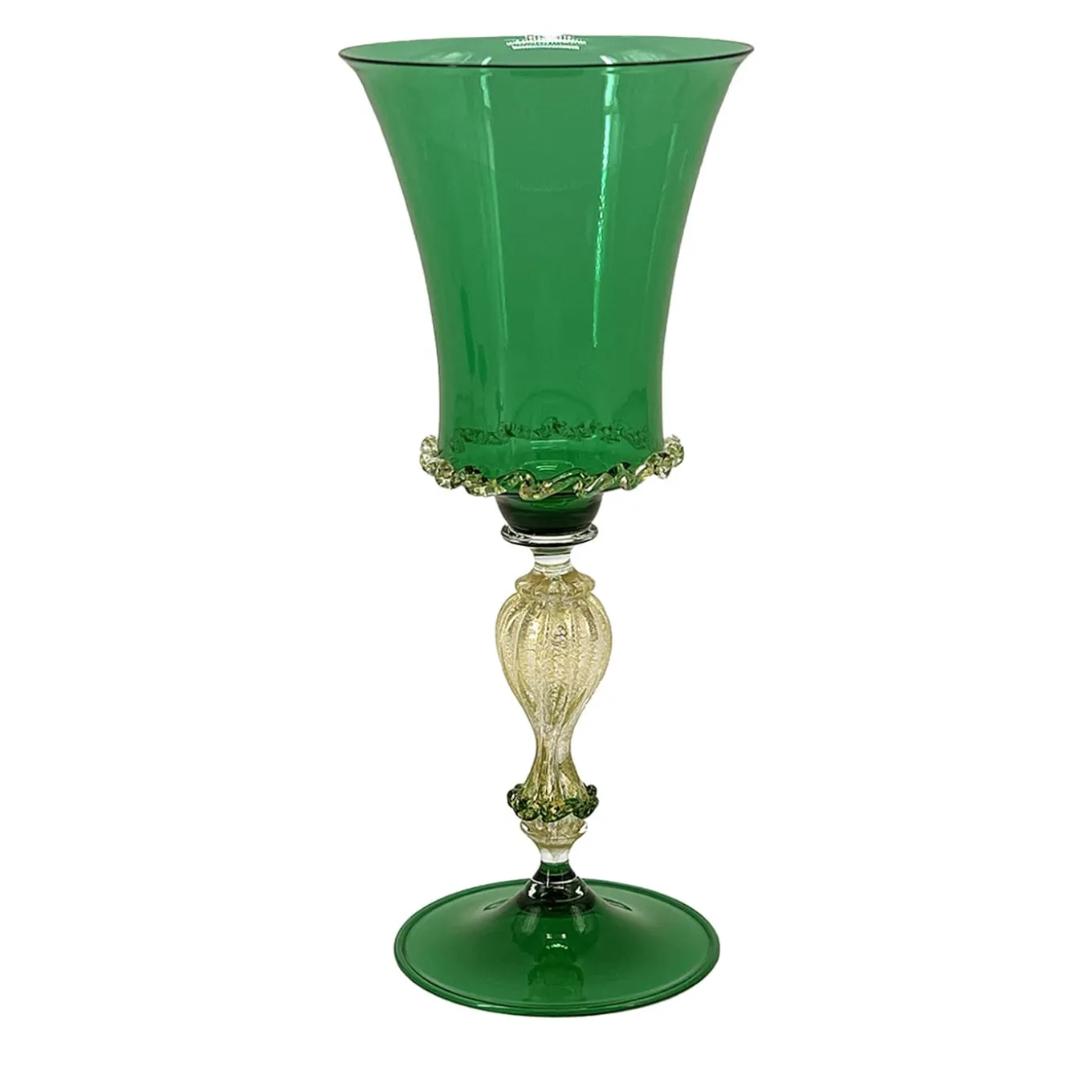 Tipetto Green Stemmed Glass #1