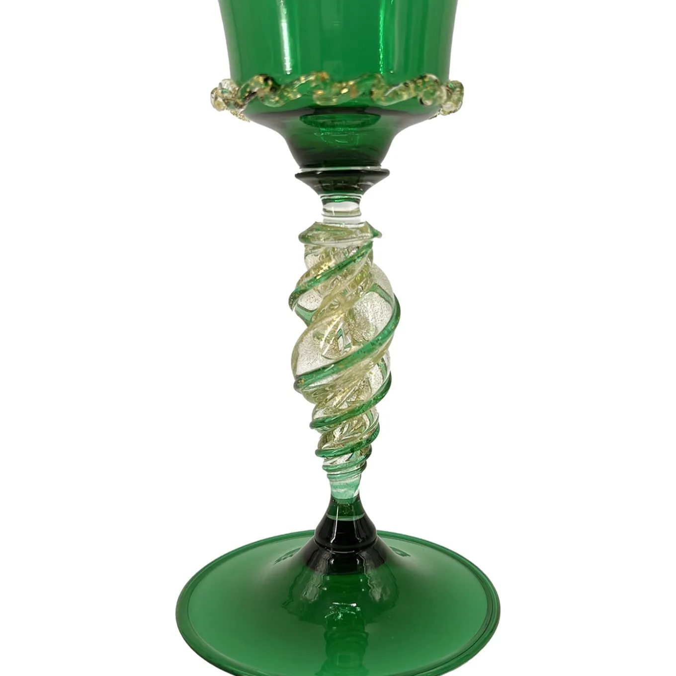 Tipetto Green Stemmed Glass #2