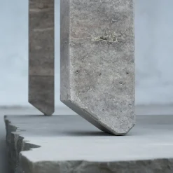 Tiptoe Gray Marble Dining Table