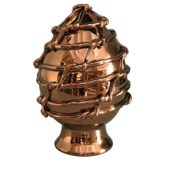 Tiricci Sicilian Pinecone in Bronze Terracotta