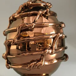 Tiricci Sicilian Pinecone in Bronze Terracotta