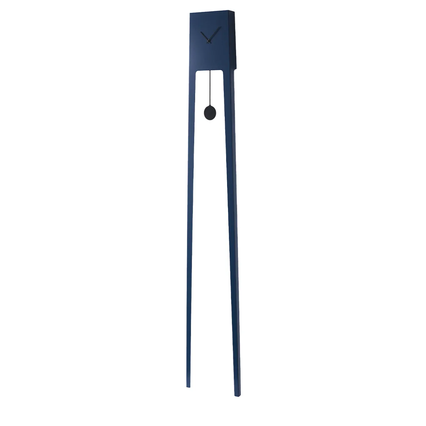 TIUKU Tall Blue Steel Pendulum Clock