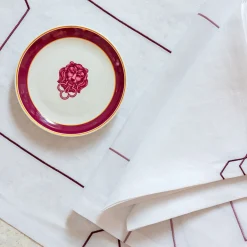 Tivoli Set of 4 White Napkins