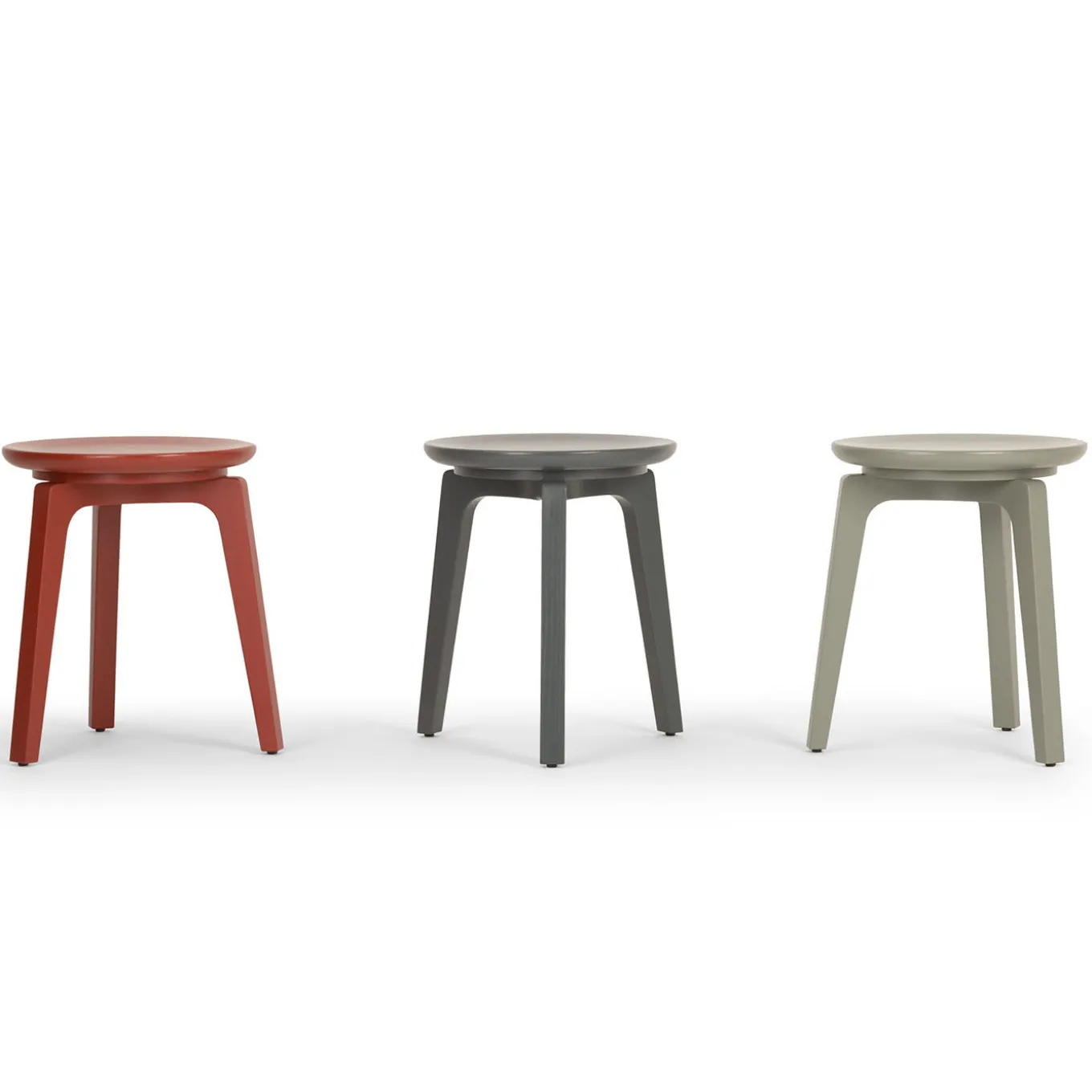 Tod Red Low Stool