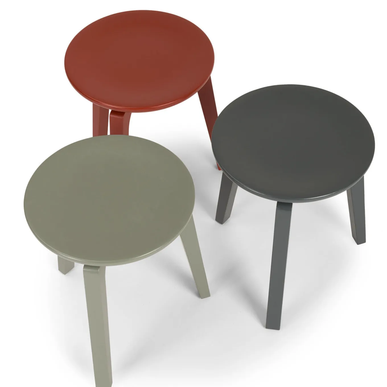 Tod Red Low Stool