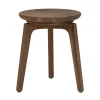 Tod Walnut Low Stool