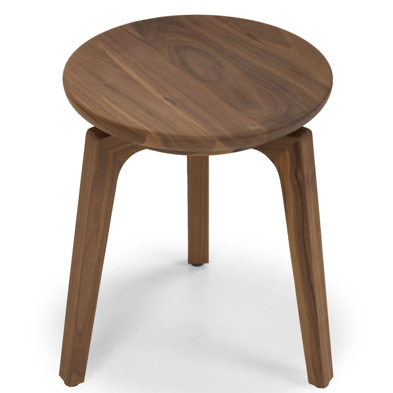 Tod Walnut Low Stool