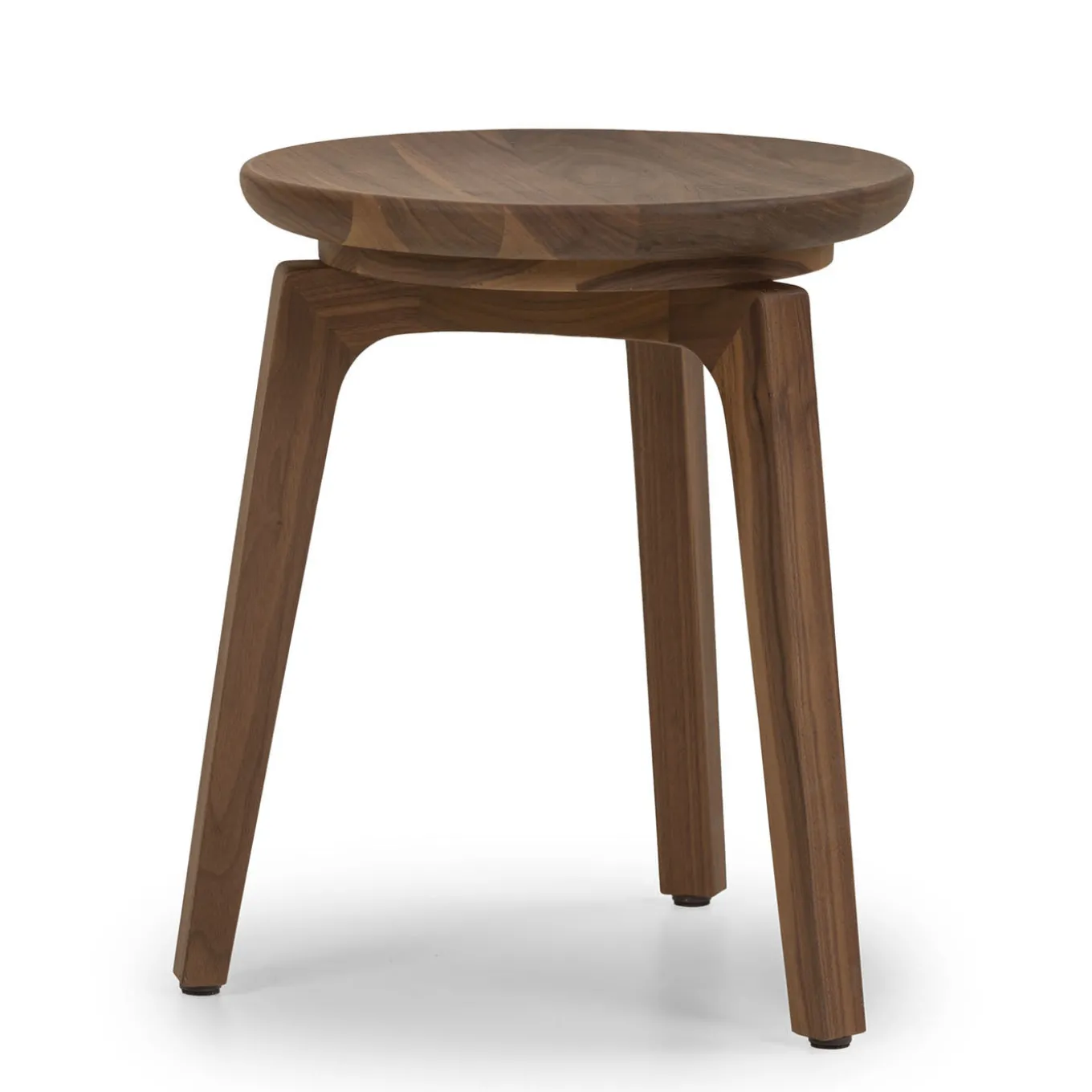 Tod Walnut Low Stool