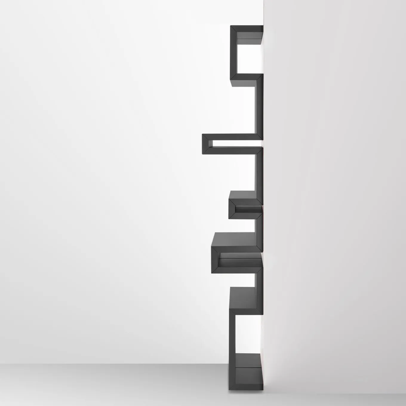 Todo Gray Wall Bookcase by Giulia Contaldo