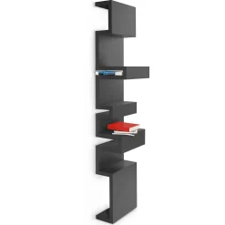 Todo Gray Wall Bookcase by Giulia Contaldo