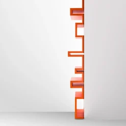 Todo Orange Wall Bookcase by Giulia Contaldo