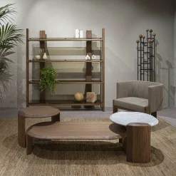 Tofane 4-Shelf Bookcase