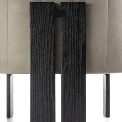 Tofane Taupe & Black Armchair