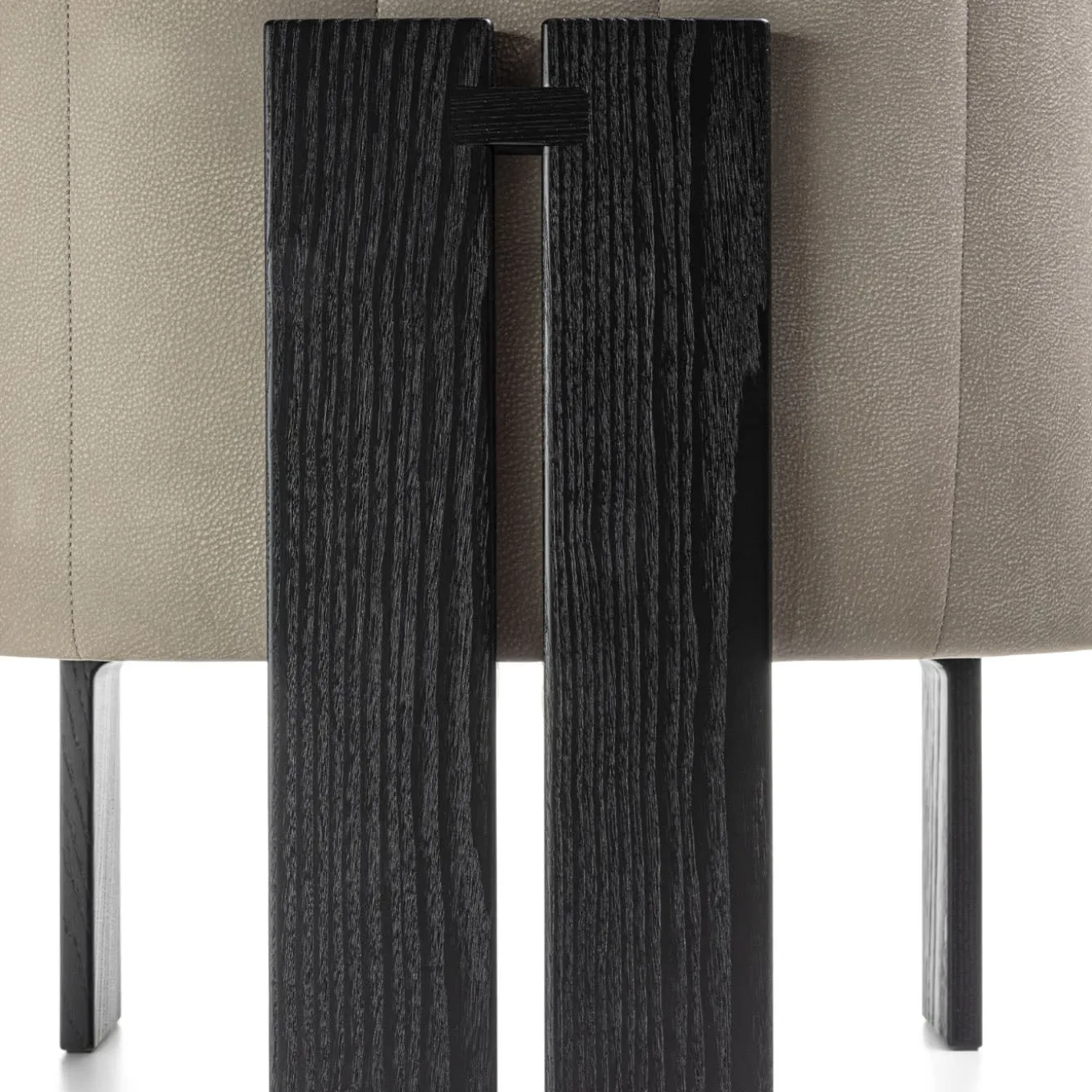 Tofane Taupe & Black Armchair