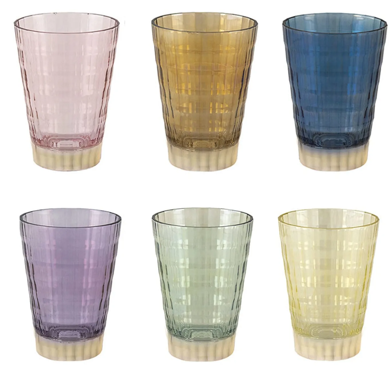 Tokyo Matt Set of 6 Soft Drink Glasses