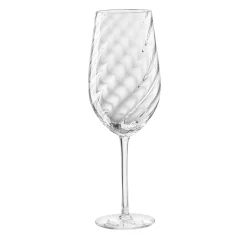 Tolomeo Ottico Torsé Transparent White Wine Glass