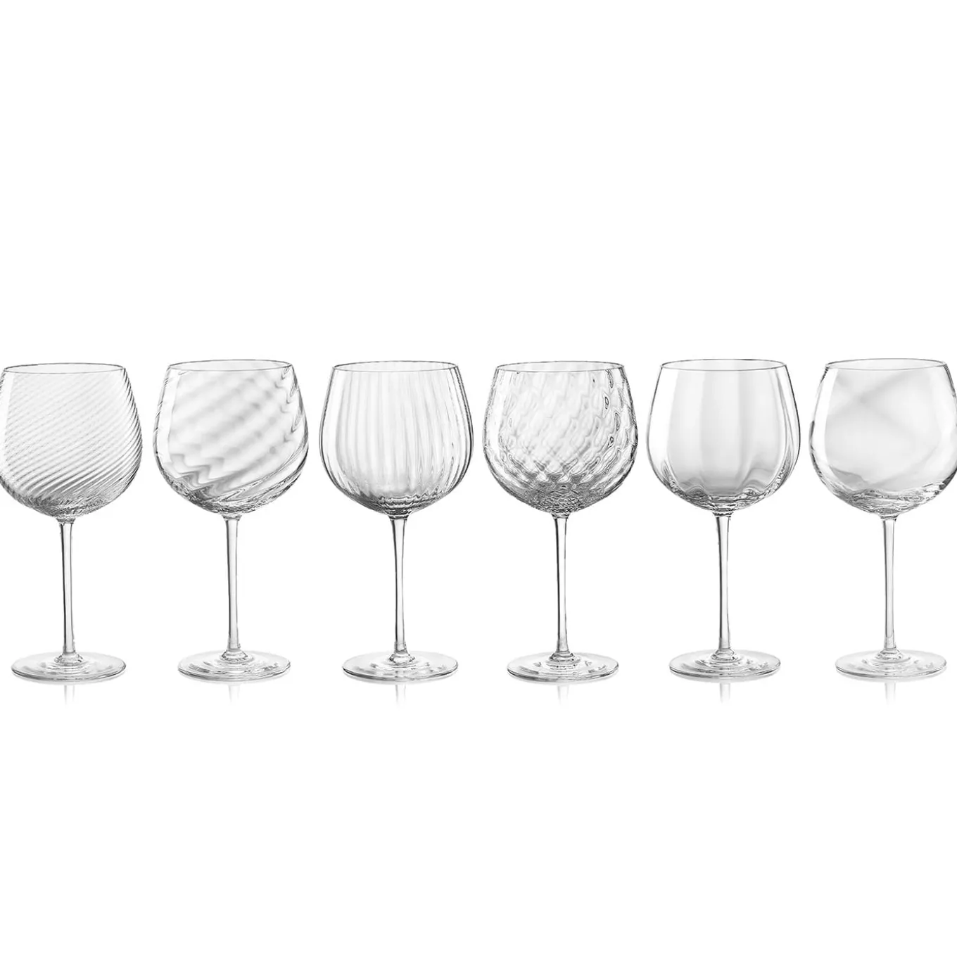Tolomeo Rigadin Transparent Red-Wine Glass