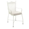 Toni White Steel Outdoor Chair
