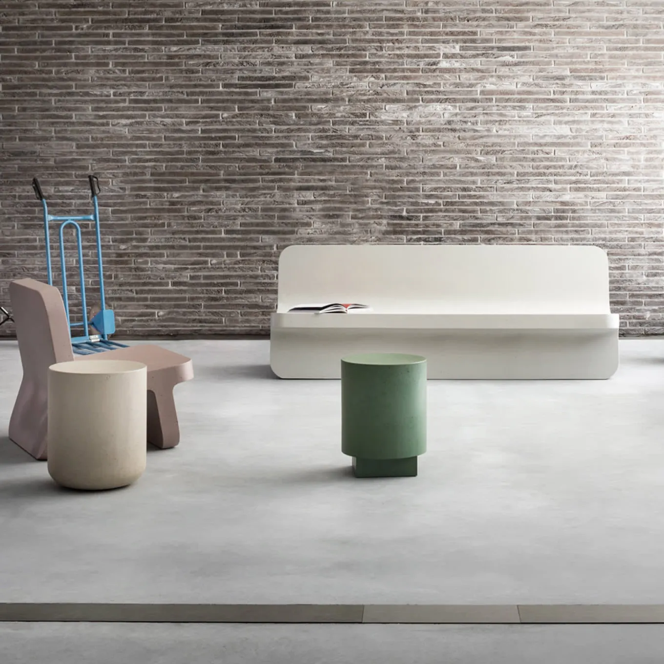Torcello Bench by Defne Koz and Marco Susani