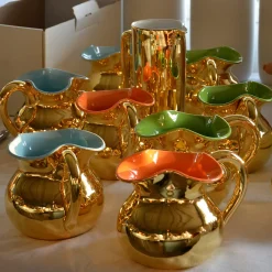 Torcello Gold & Green Carafe